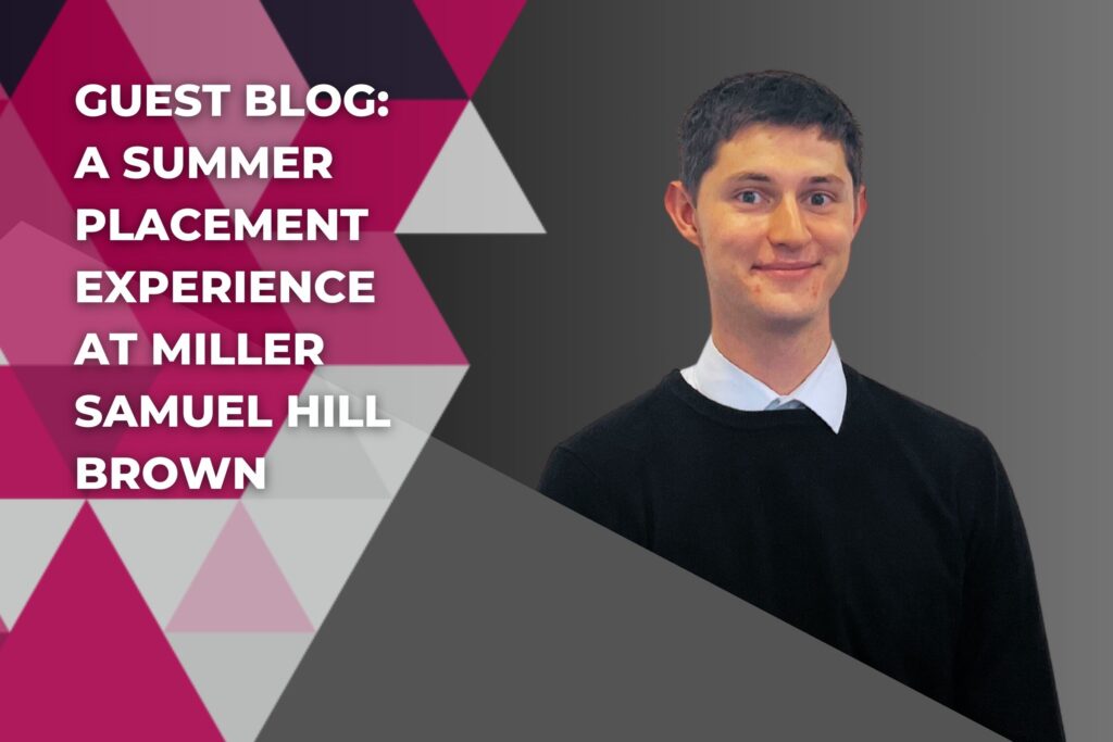 Guest Blog: A Summer Placement Experience at Miller Samuel Hill Brown