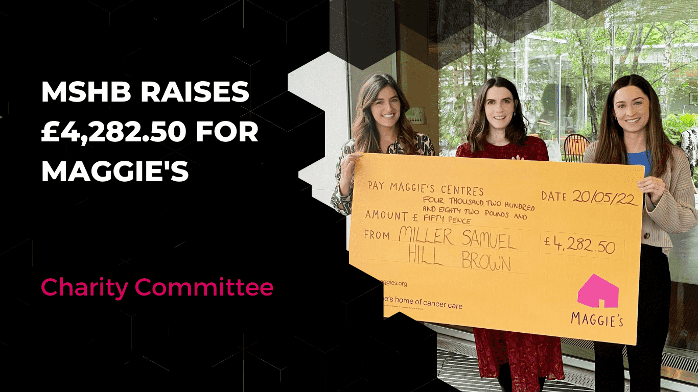 MSHB Raises £4,282.50 For Maggie’s