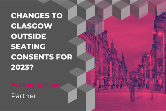 Changes to Glasgow outside seating consents for 2023
