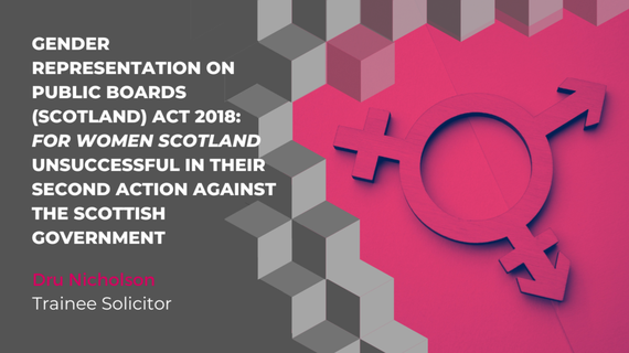 For Women Scotland unsuccessful in their second action against the Scottish Government