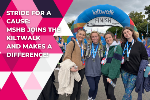 Stride for a Cause: MSHB joins the Kiltwalk and Makes a Difference!