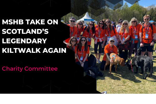 Team MSHB Return to the Iconic Glasgow Kiltwalk