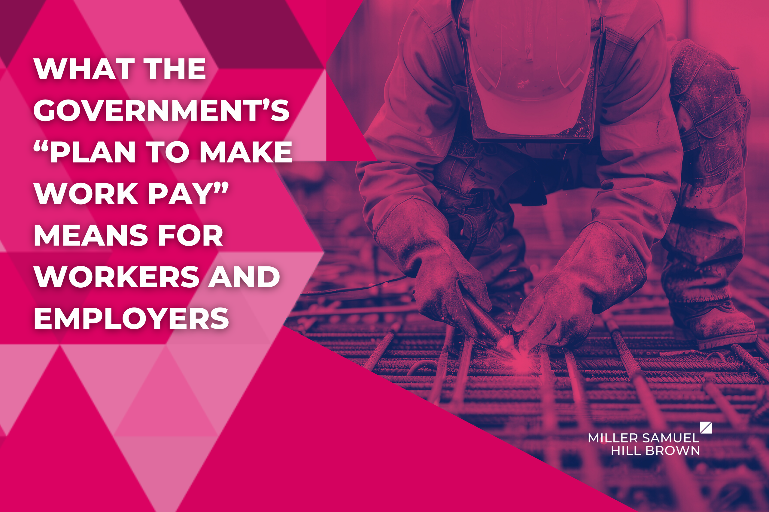 A construction worker in protective gear is welding rebar on a construction site.